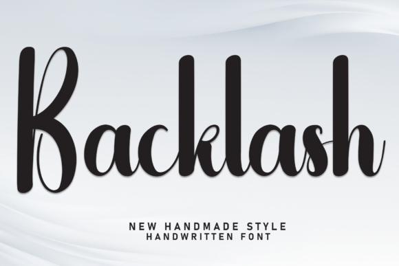 Backlash: A Sweet Handwritten Font for Digital Warmth