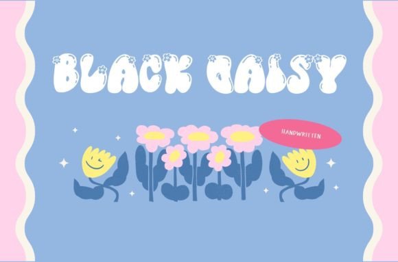 Black Daisy: A Decorative Font That Makes Your Brand Feel Intentional