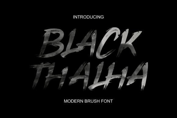 Black Thalha: A Bold, Authentic Display Font for Real Branding