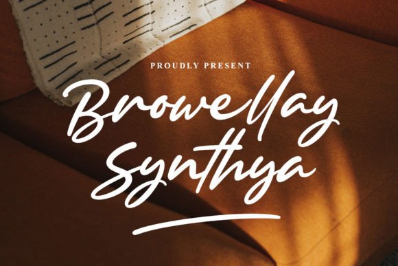 Browellay Synthya: A Signature Script Font for Thoughtful Design