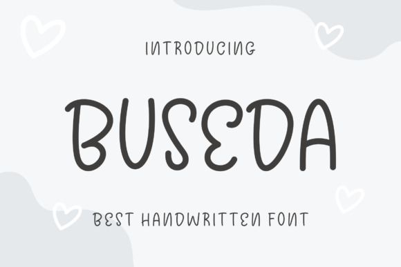 Buseda: A Thoughtful Handwritten Font for Editorial Warmth