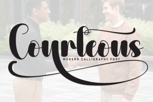 Courteous: A Sweet, Friendly Handwritten Font for Warm Brand Identities