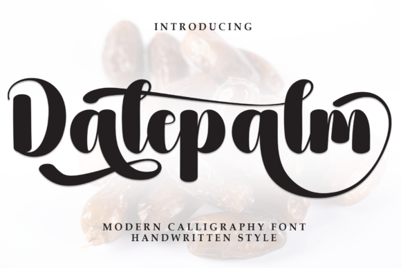 Datepalm: A Friendly Handwritten Font for Editorial Warmth