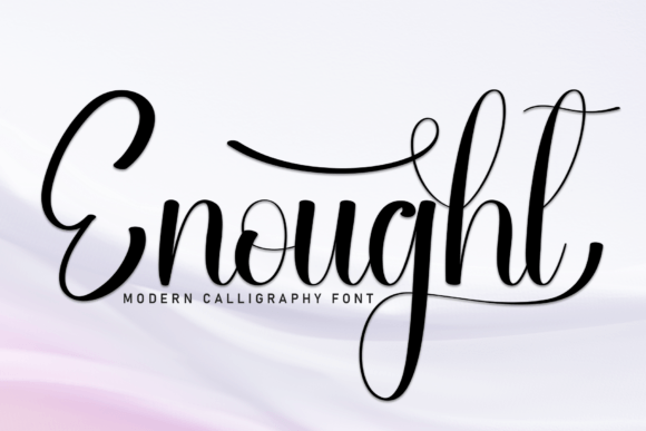 Enought: A Friendly Handwritten Font That Lifts Your Brand