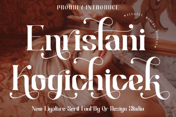 Enristani Kogichicek: A Bold Serif Display Font for Distinctive Web Branding
