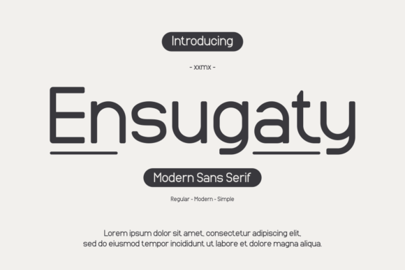 Ensugaty Font: Bold, Clear, Campaign-Ready Display Type
