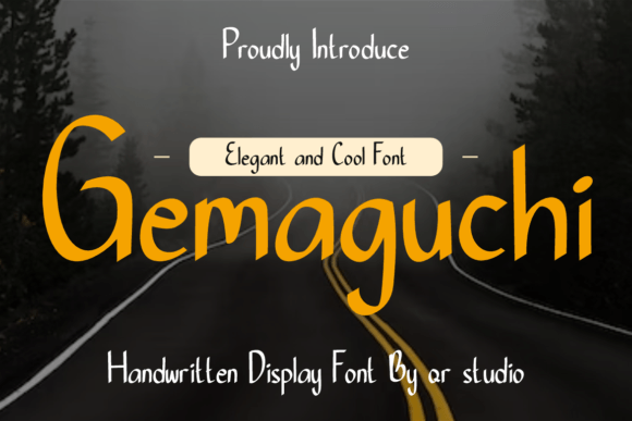 Gemaguchi: A Bold Display Font That Commands Attention
