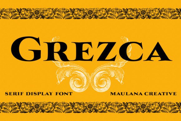 Grezca: A Serif Display Font That Elevates Digital Branding