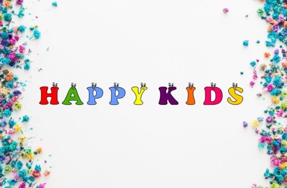 Happykids: A Decorative Font That Feels Like a Smile