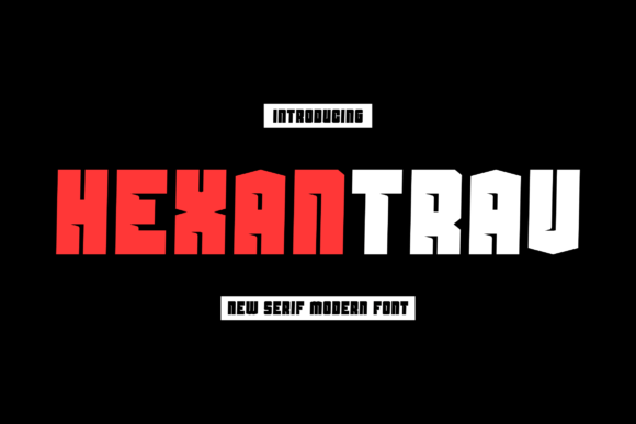 Hexantrav: A Modern Serif Display Font for Editorial Calm