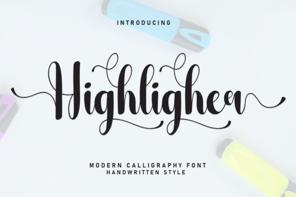 Highligher: A Friendly Handwritten Font That Elevates Real Small Business Branding