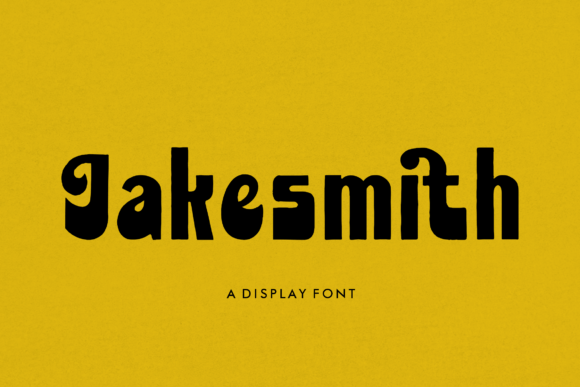 Jakesmith: A Retro Serif Font That Commands Attention