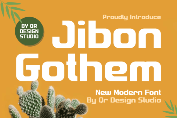 Jibon Gothem: A Vintage Serif Font That Builds Trust