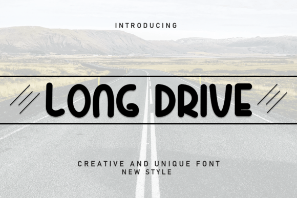 Long Drive: A Friendly Handwritten Font for Warm Digital Experiences