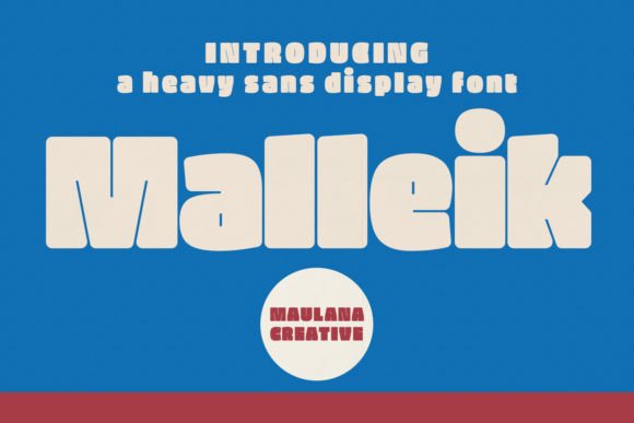 Malleik: A Bold, Playful Sans Serif Font for Handmade Brands
