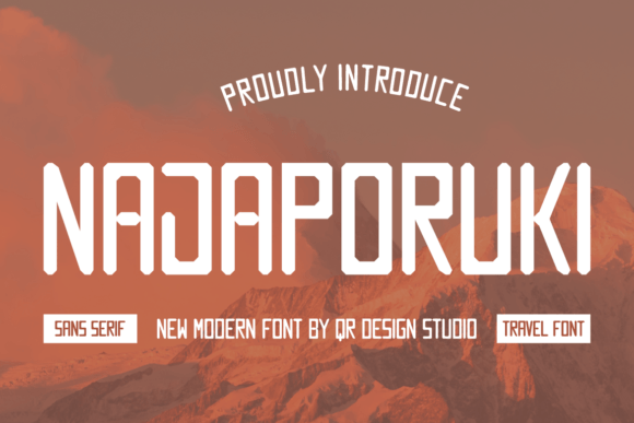 Najaporuki: A Bold, Authentic Display Font for Small Business Branding