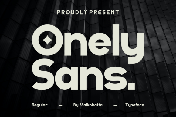 Onely Sans Font: A Bold, Authentic Display Typeface for Editorial Design