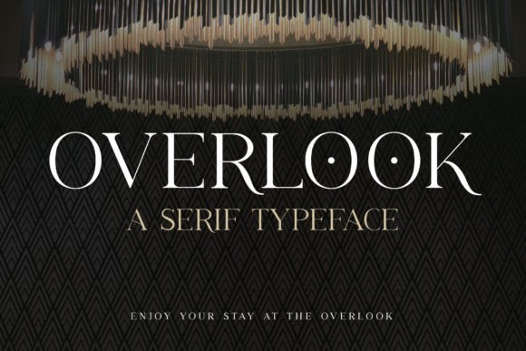 Overlook Serif Font for Handmade Labels & Printables