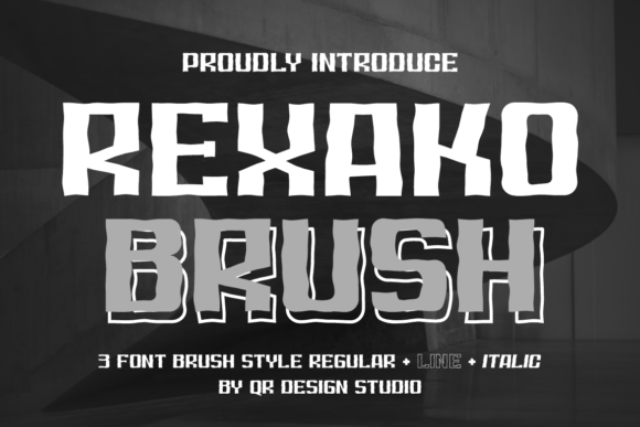 Rexako Brush: A Bold, Authentic Display Font for Real Brands