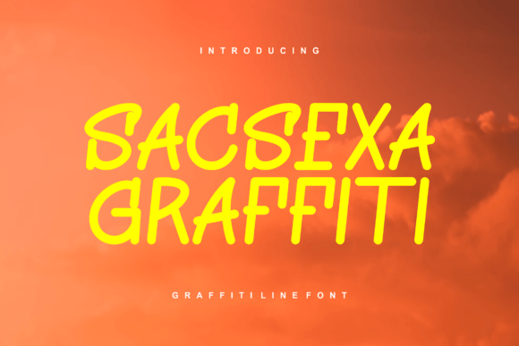 Sacsexa Graffiti Font: Bold, Authentic Display Type for Handmade Brands