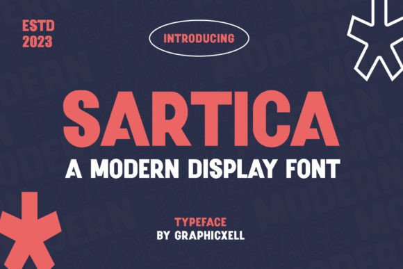 Sartica: A Bold, Friendly Sans Serif Font for Makers