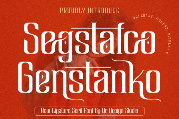 Segstafco Genstanko: A Bold Serif Font for Handmade Brands