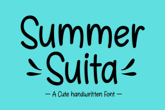 Summer Suita: A Calm, Cute Script Font for Handmade Labels & Printables
