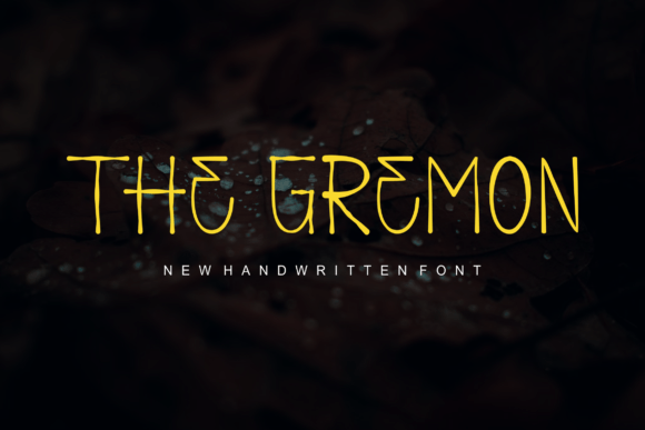 The Gremon: A Bold Display Font for Editorial Impact