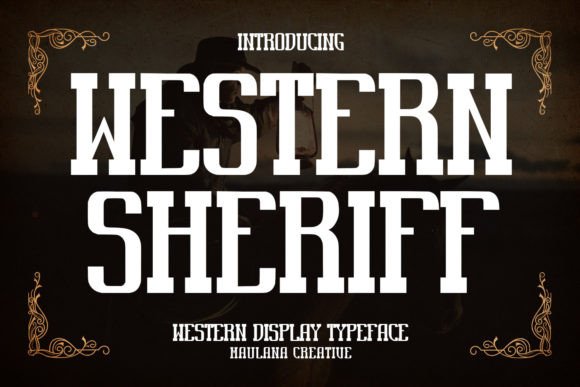 Western Sheriff Serif Font for Handmade Labels & Printables