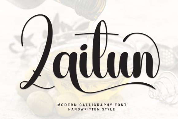 Zaitun: A Friendly Handwritten Font for Digital Branding